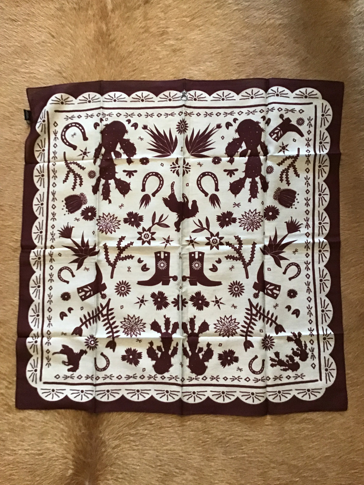 Game Day South Doily - Maroon