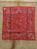 Luck Be A Paisley Bandana - Red