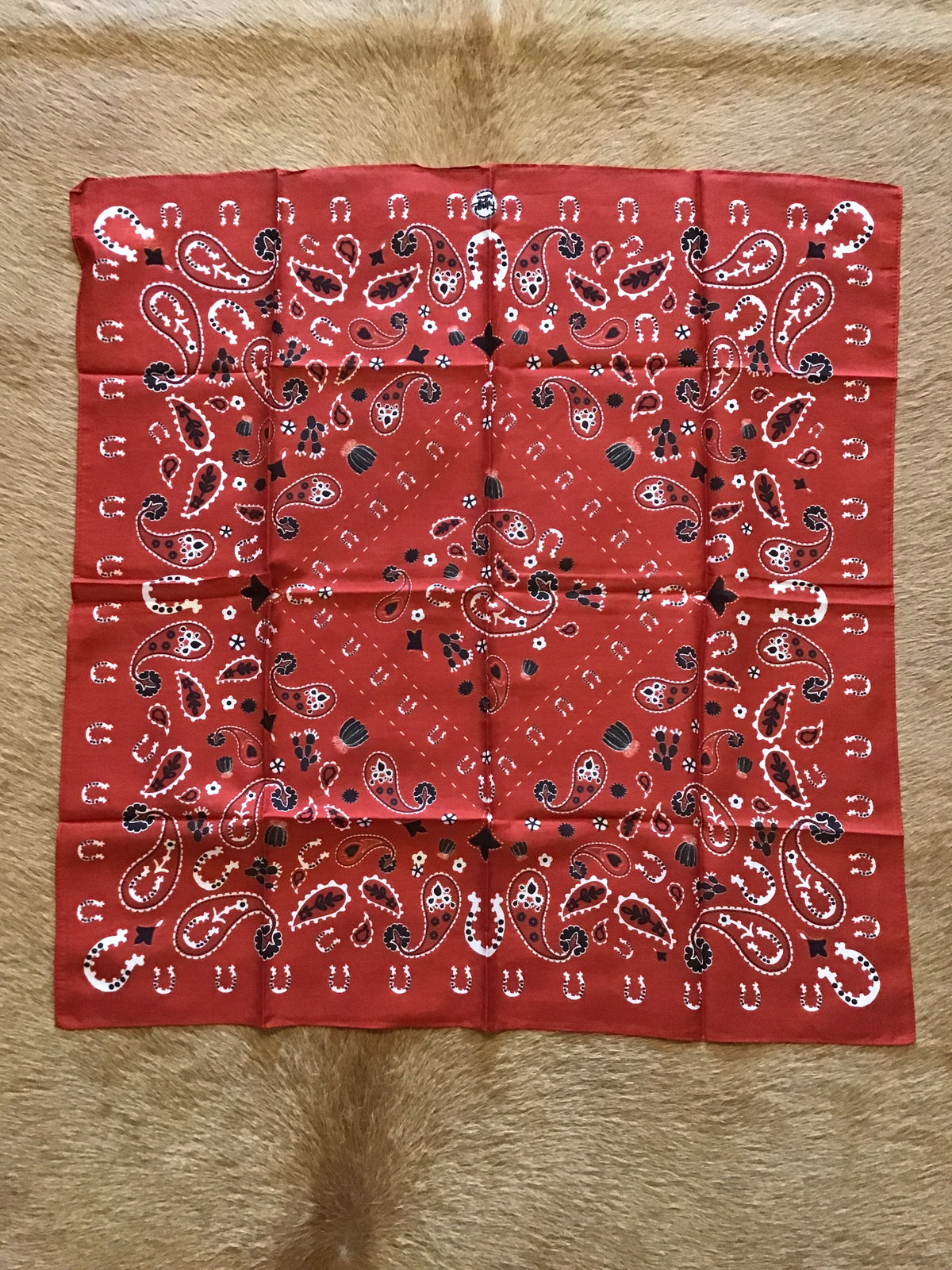 Luck Be A Paisley Bandana - Red