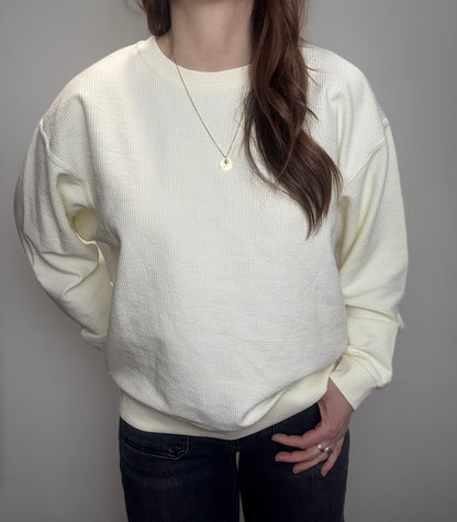 *OVERSIZED VINTAGE WASH SWEATER
