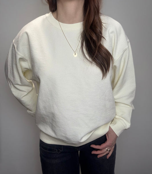 *OVERSIZED VINTAGE WASH SWEATER