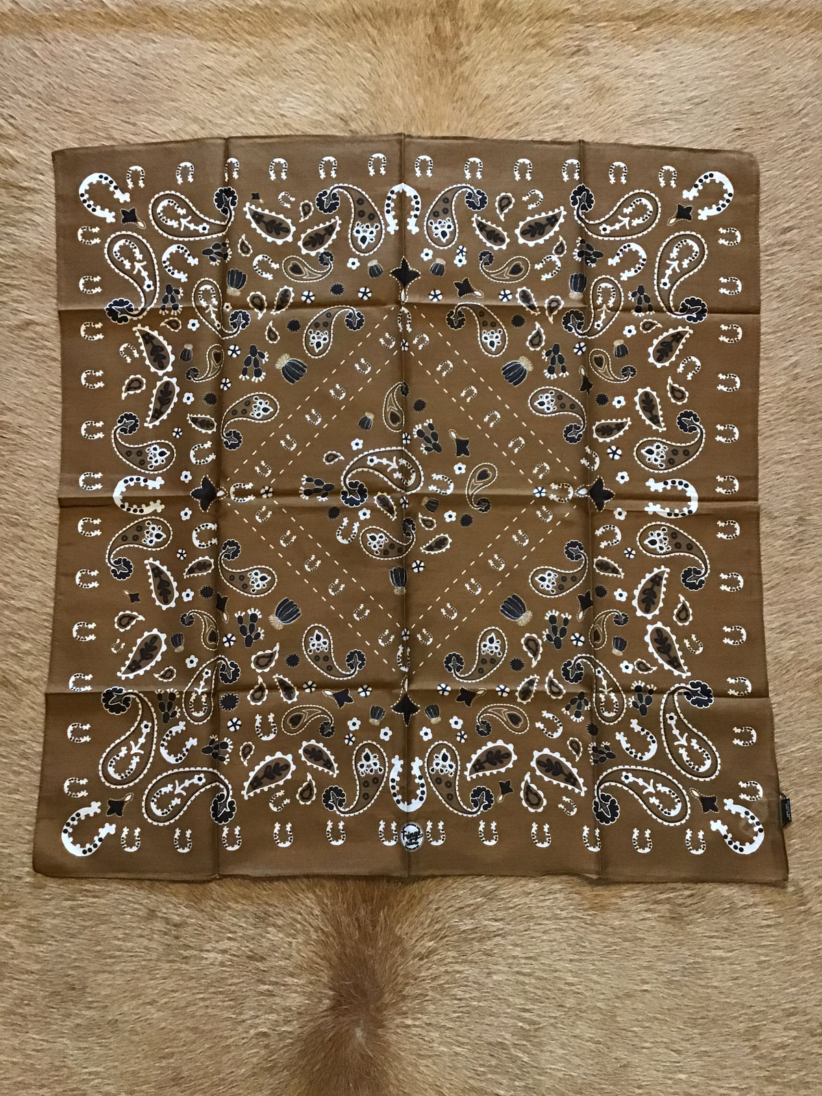 Luck Be A Paisley Bandana - Saddle