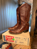 Vintage Brown Tony Lama Boots-men’s-size 11