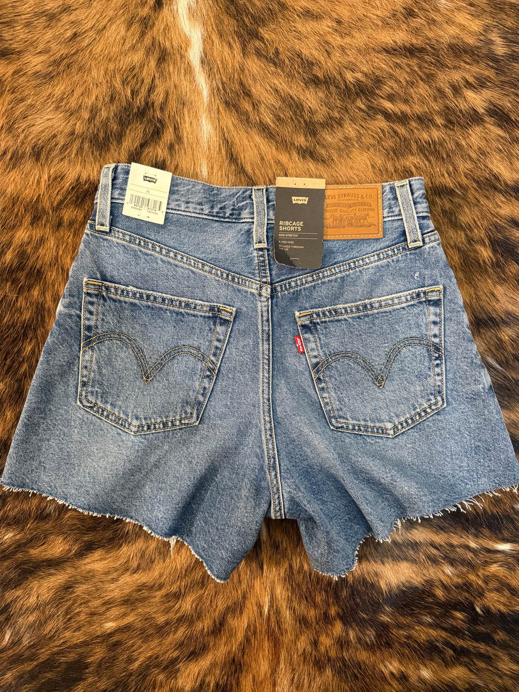 Levi’s Premium Denim Ribcage Shorts