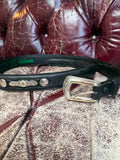 vintage Black western belt