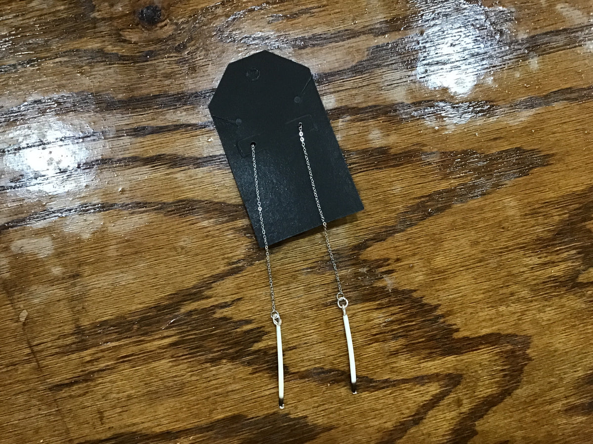 Porcupine thread Earings
