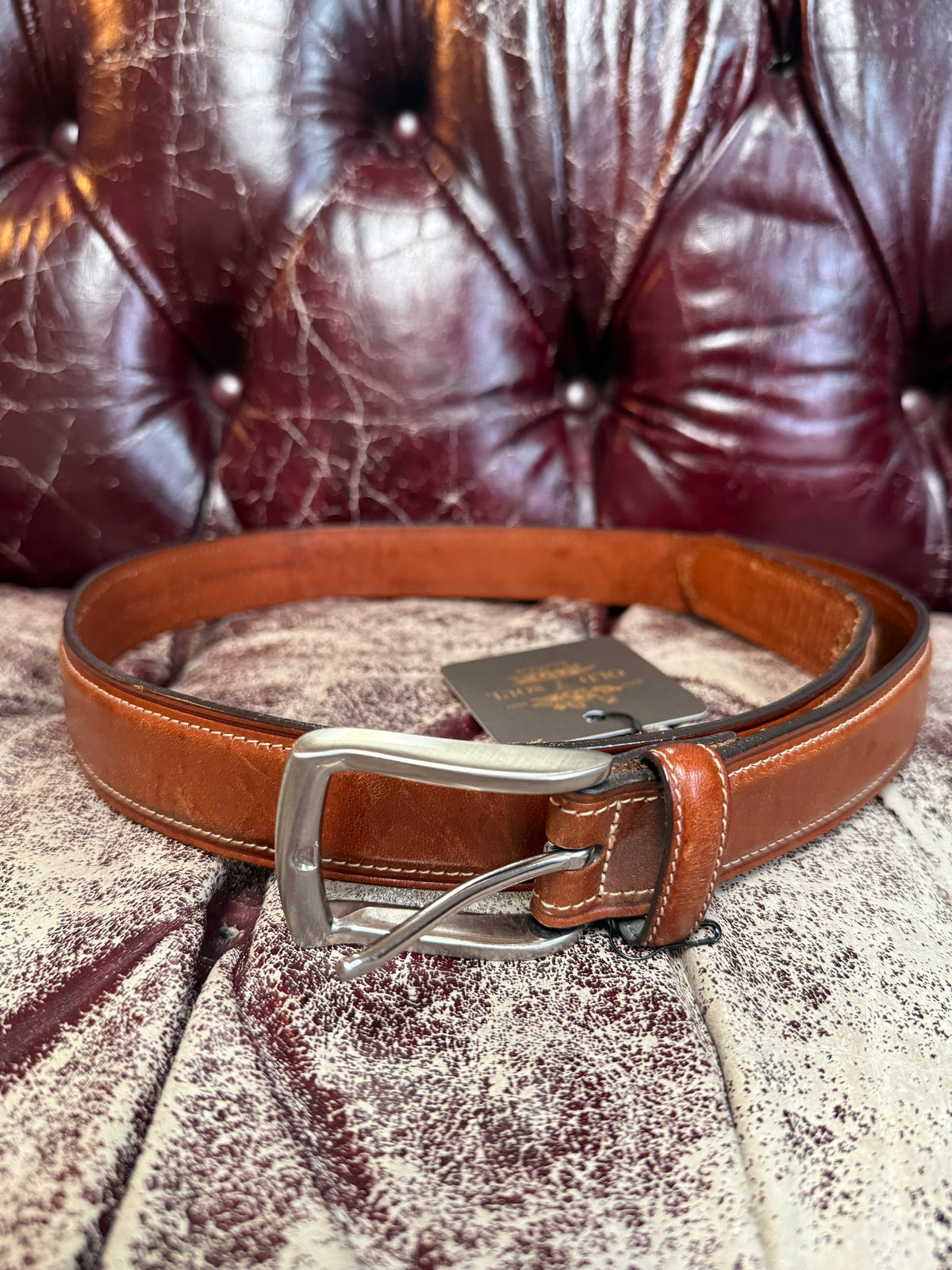 Vintage Brown Leather belt