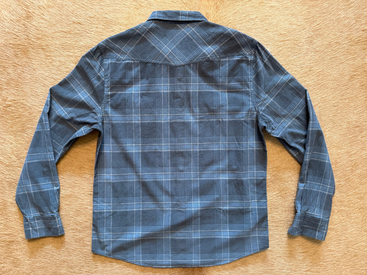 Vintage Wash Corduroy Western Shirt