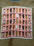 Marking Pink Scarf - 35x35