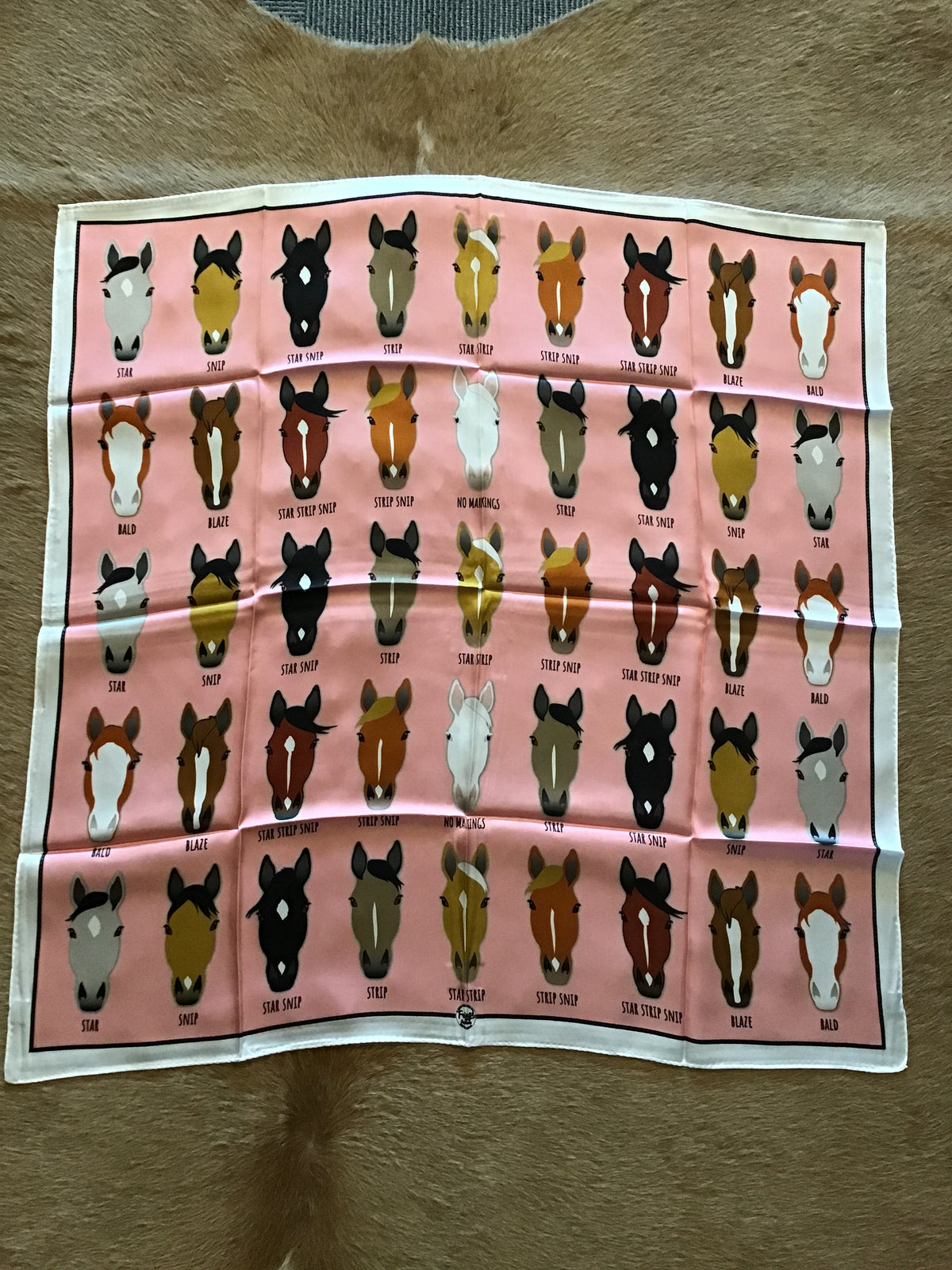 Marking Pink Scarf - 35x35