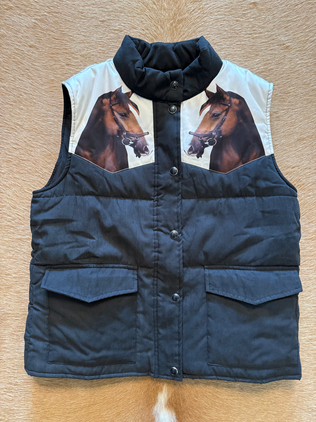 Wild Horses Puffer Vest
