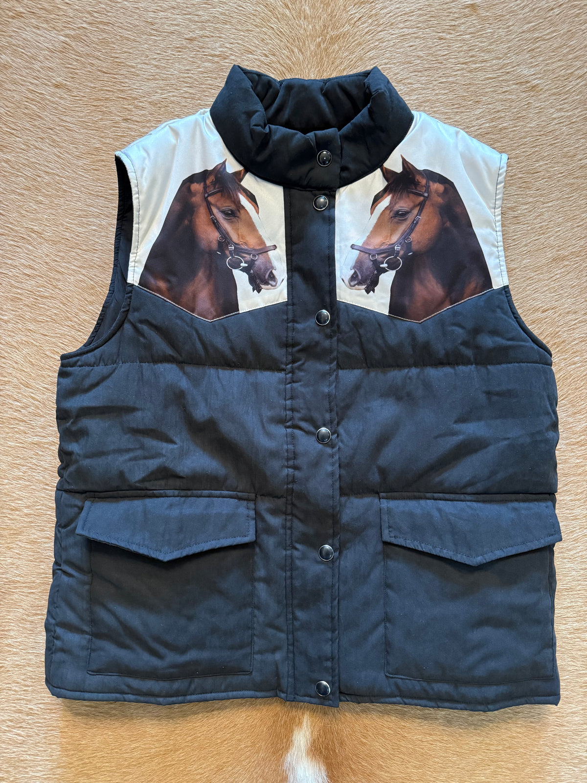 Wild Horses Puffer Vest