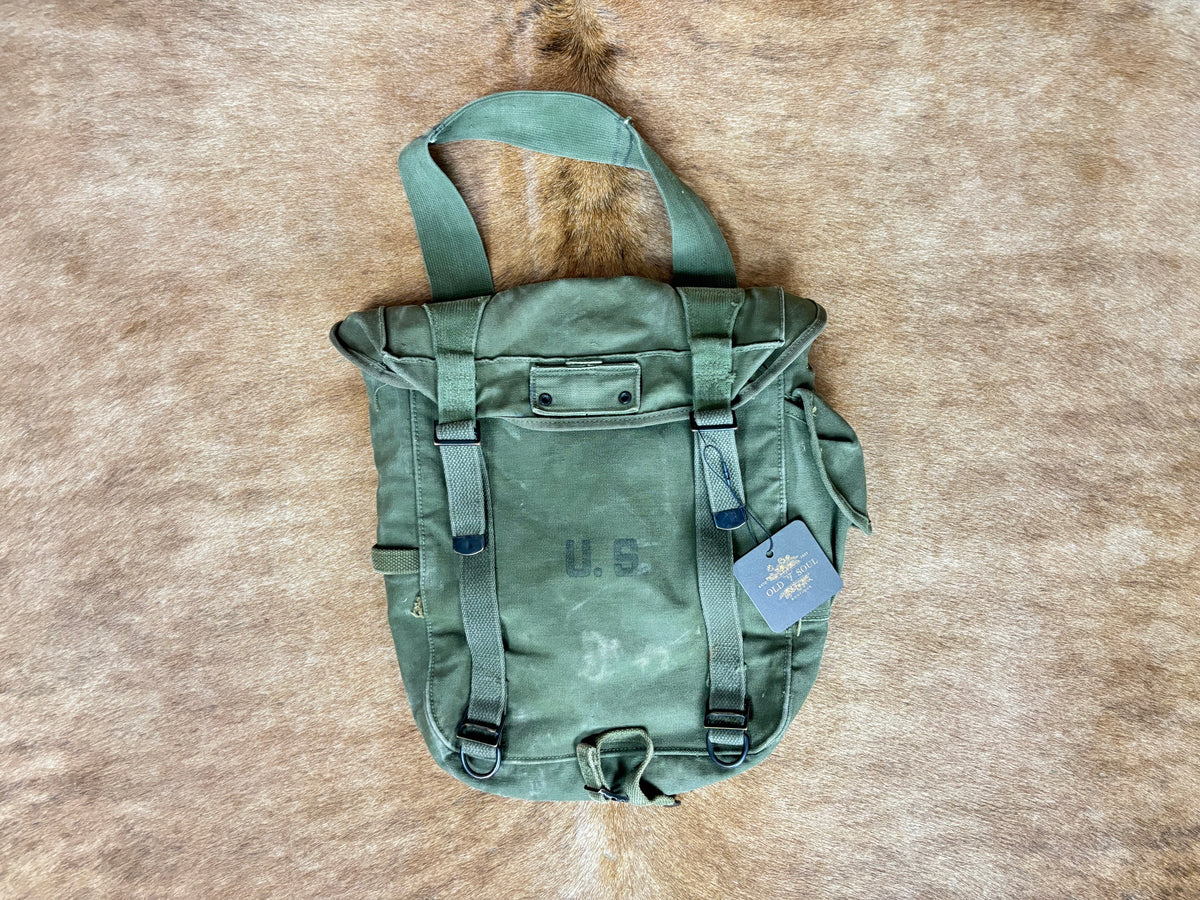Vintage army bag large