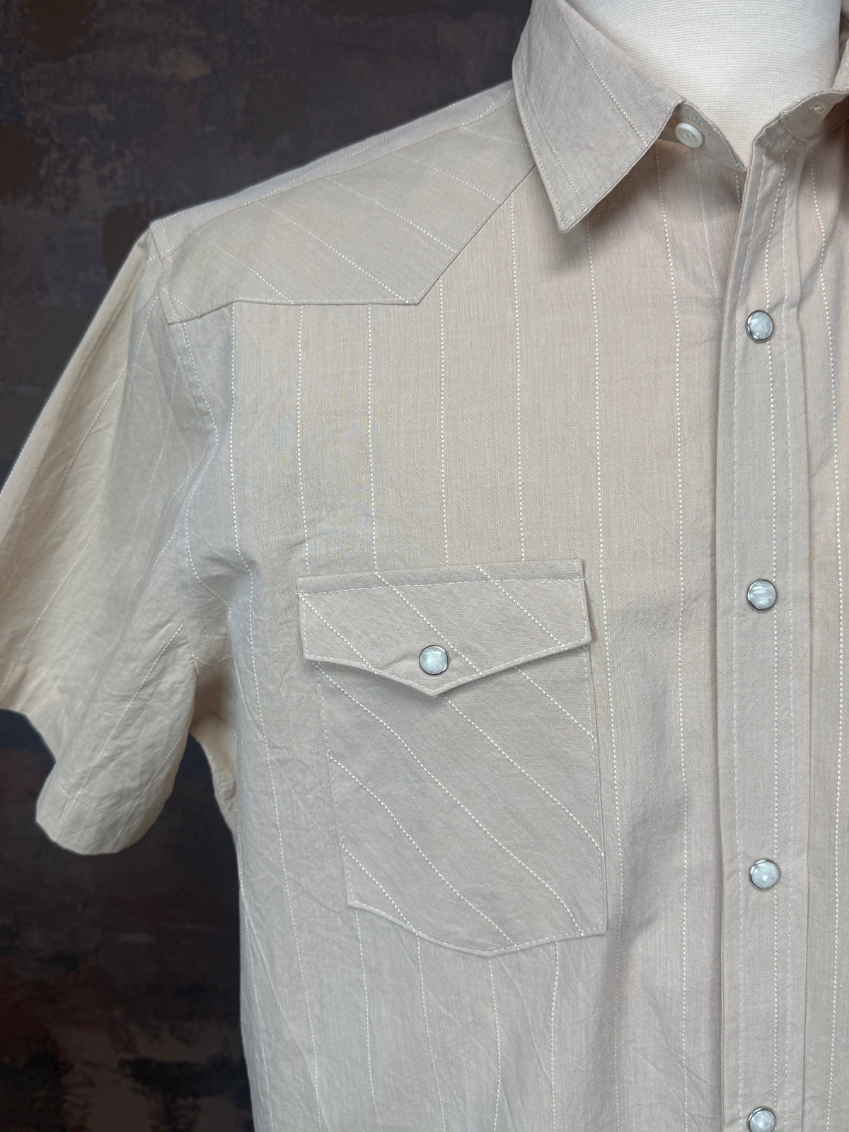 West Major Porch Stripe Button up