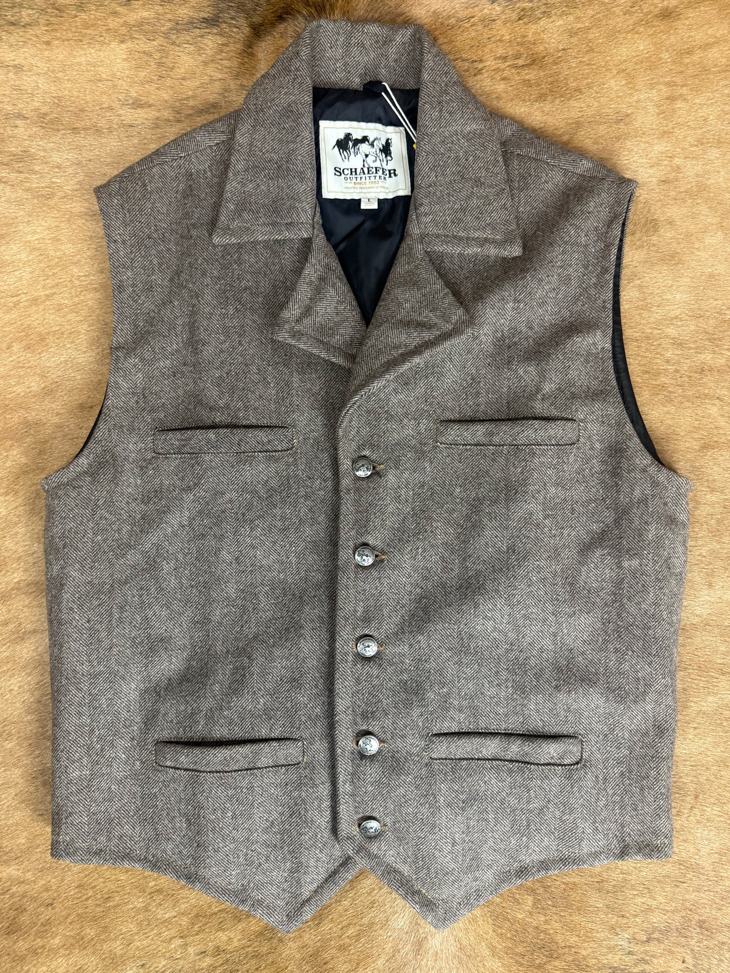 Men’s Cattle Baron Wool Vest