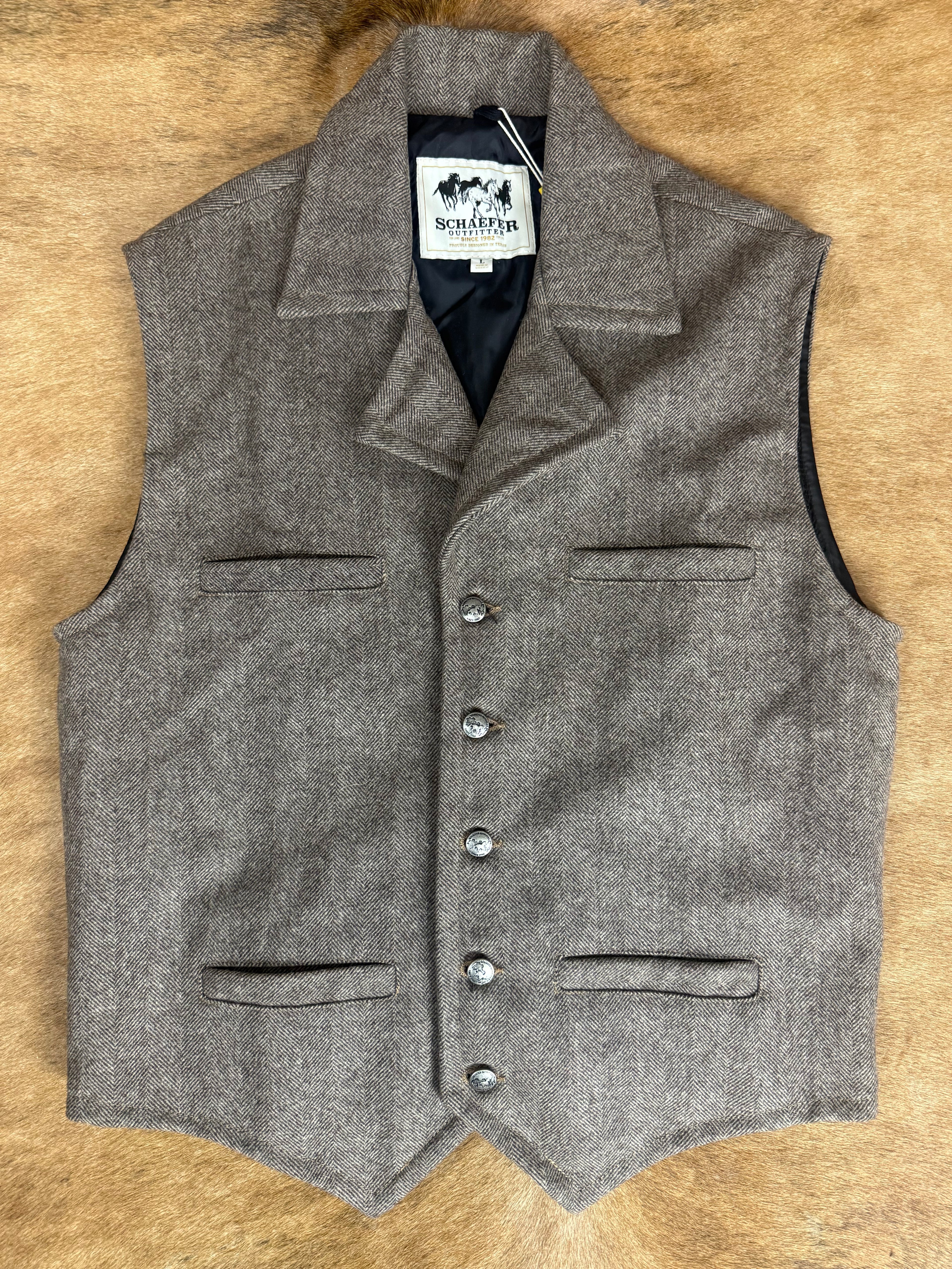 Men’s Cattle Baron Wool Vest
