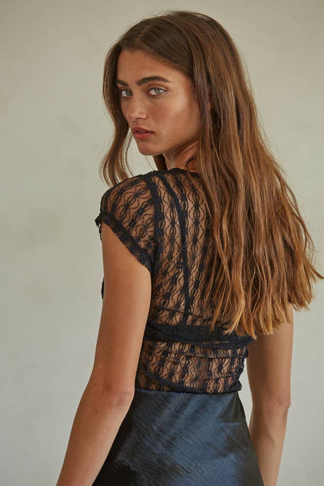 L6984 | IVANA LACE TOP