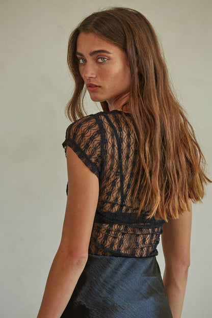 L6984 | IVANA LACE TOP