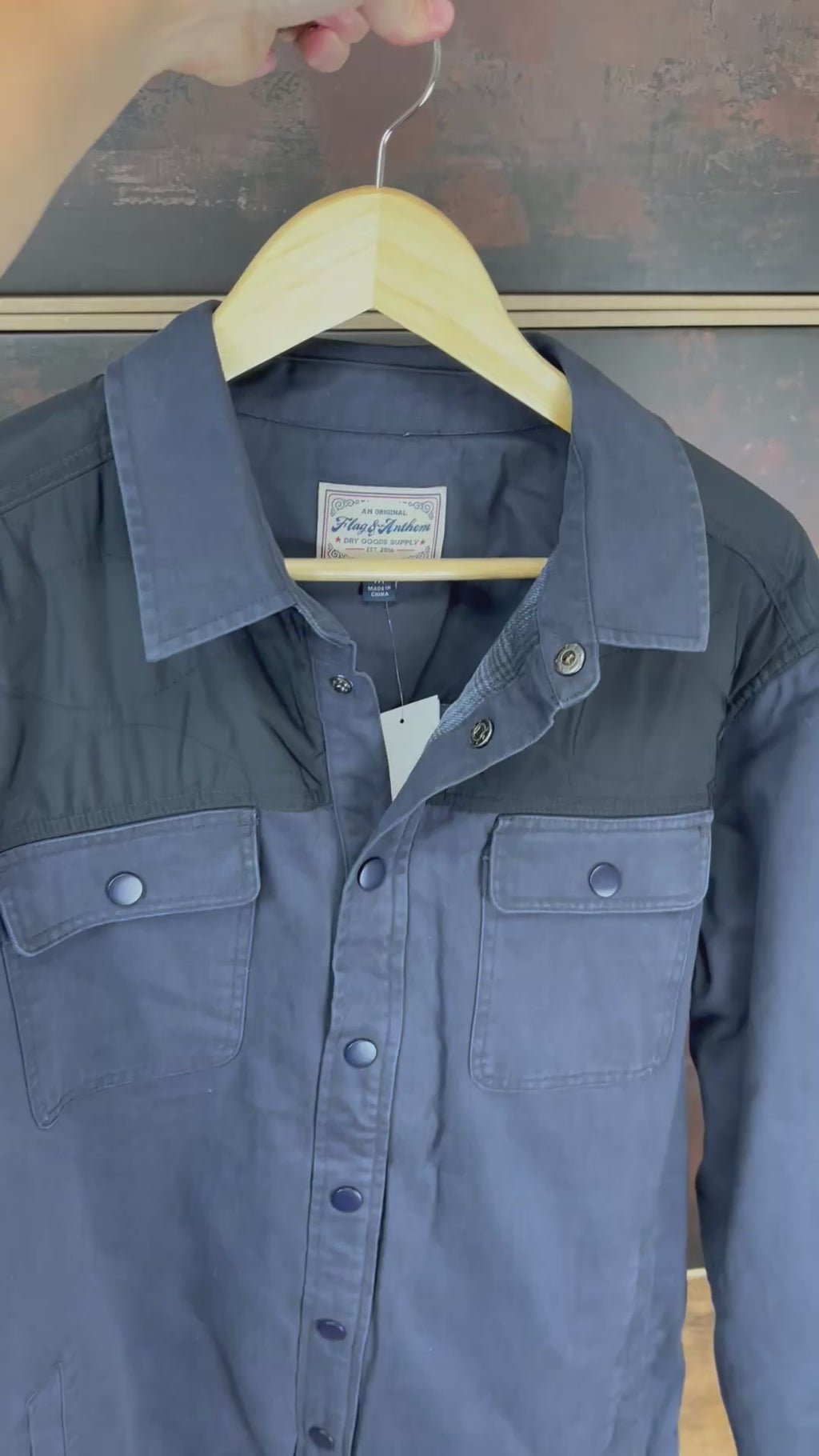 Cameron Mixed Media Filled Jacket