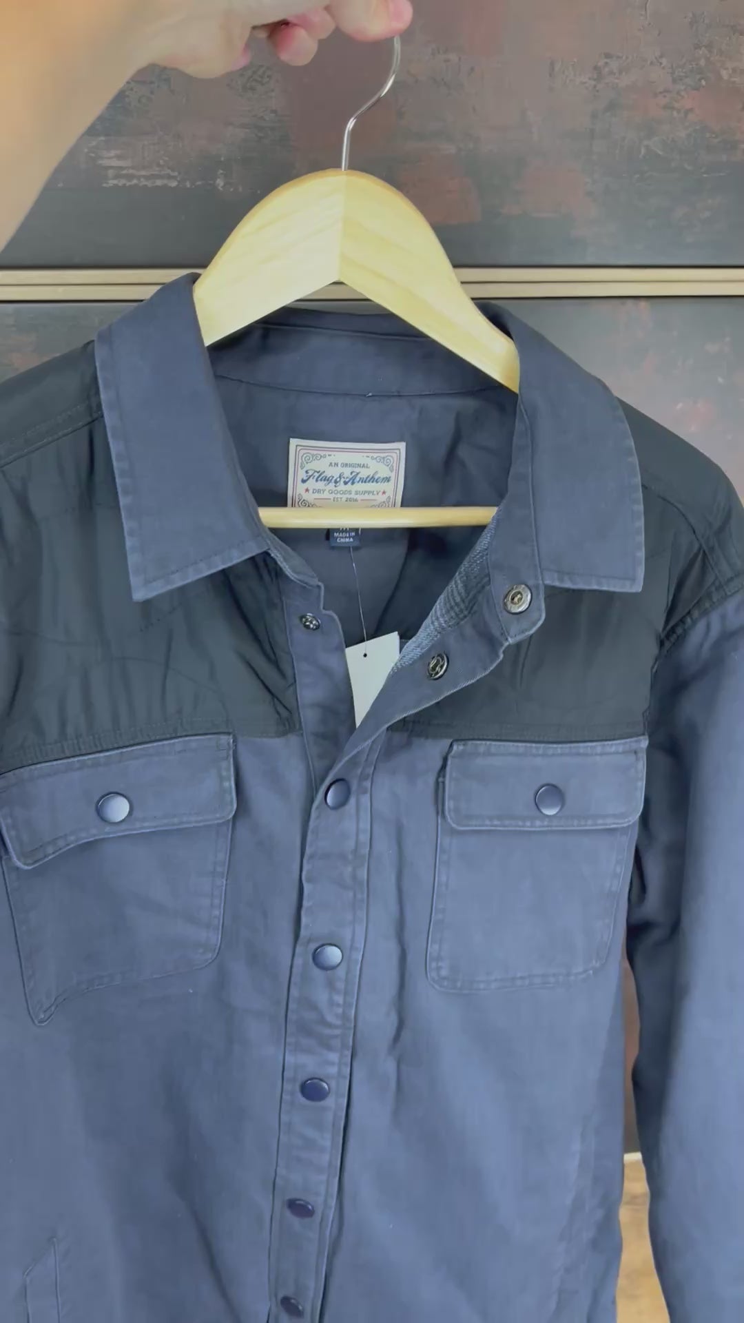 Cameron Mixed Media Filled Jacket