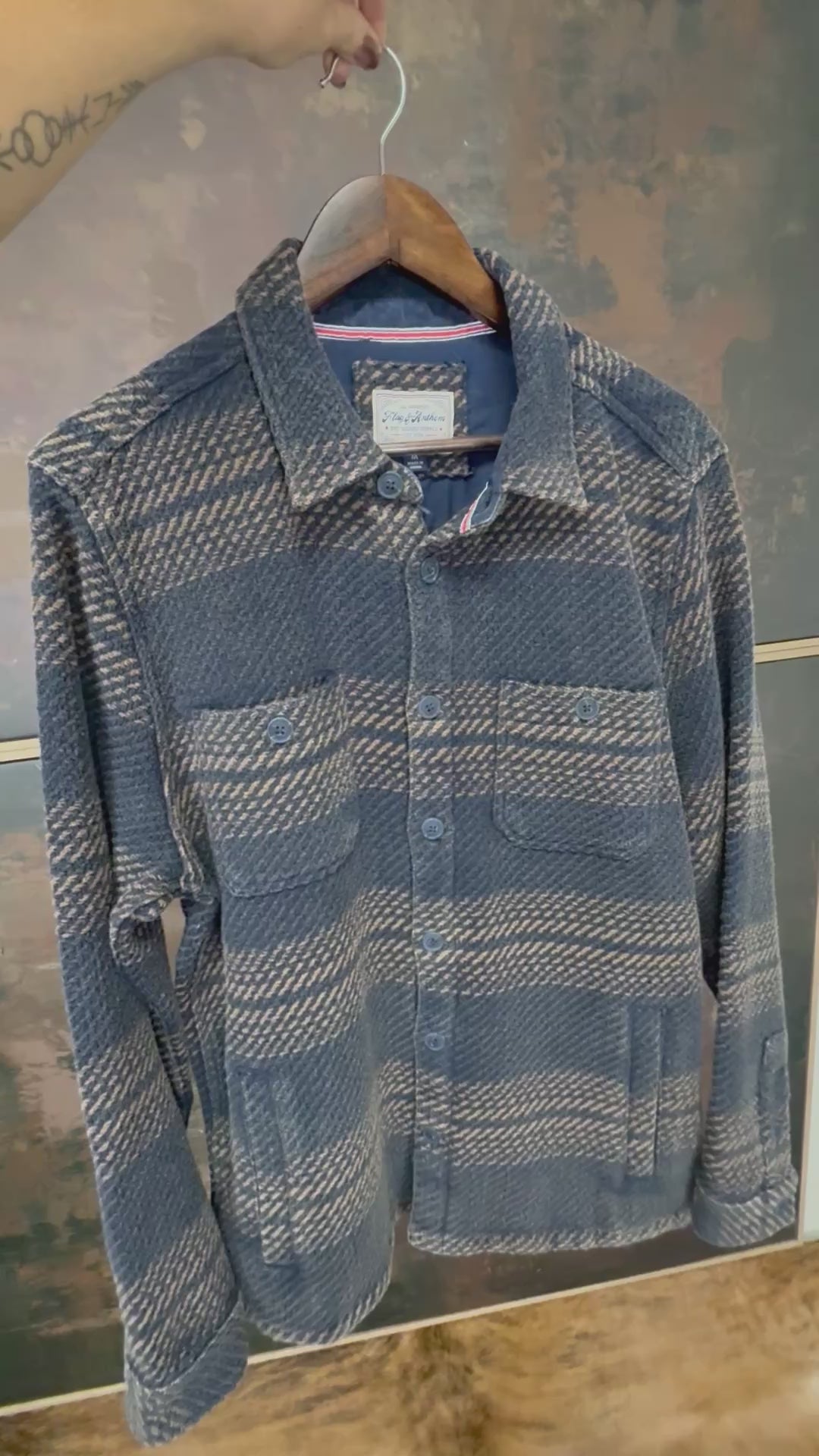 Coaling Vintage Wash Textured Twill Jacket
